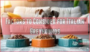 factors to consider for italian greyhounds