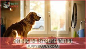 feeding and exercise routine