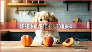 feeding peaches to dogs