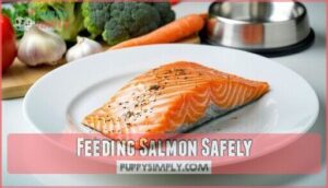 feeding salmon safely