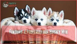 finding a pomeranian husky mix