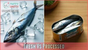 fresh vs processed