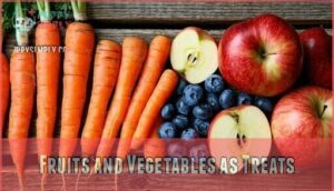 fruits and vegetables as treats