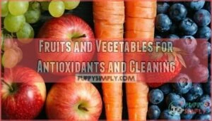 fruits and vegetables for antioxidants and cleaning