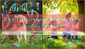 genetics and environment: both play a role in your dog’s personality