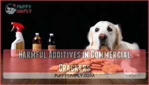 harmful additives in commercial crackers