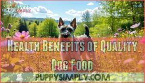 health benefits of quality dog food