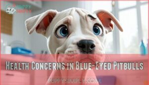 health concerns in blue-eyed pitbulls