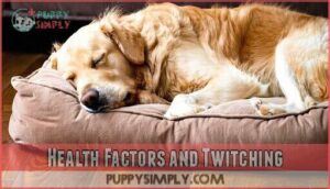 health factors and twitching