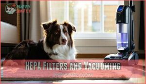 hepa filters and vacuuming