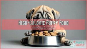 high-calorie puppy food
