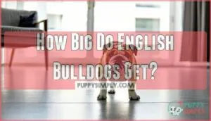 how big do english bulldogs get