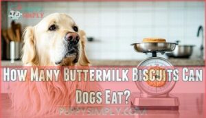 how many buttermilk biscuits can dogs eat