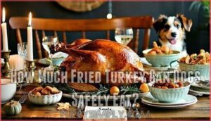 how much fried turkey can dogs safely eat