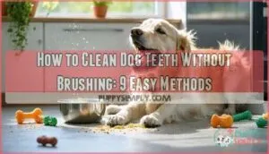 how to clean dog teeth without brushing