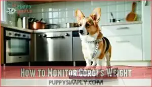 how to monitor corgi's weight