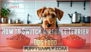 how to switch airedale terrier dog food