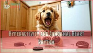 hyperactivity and abnormal heart rhythm