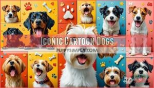 iconic cartoon dogs