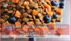 importance of aafco-approved foods and real animal protein