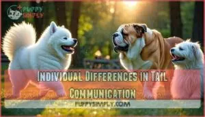 individual differences in tail communication