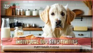 individual dog sensitivities