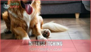 intense itching