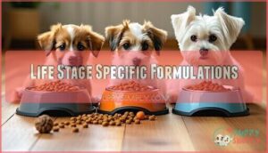life stage specific formulations
