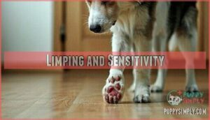 limping and sensitivity