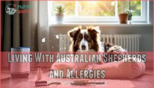 living with australian shepherds and allergies