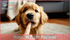 managing puppy mouthing