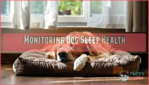monitoring dog sleep health