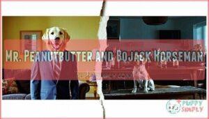 mr. peanutbutter and bojack horseman