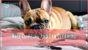 nail clipping and ear cleaning