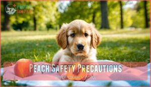peach safety precautions