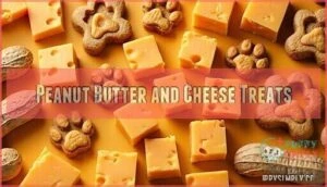peanut butter and cheese treats