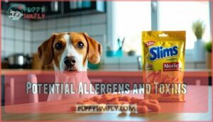 potential allergens and toxins