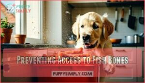 preventing access to fish bones