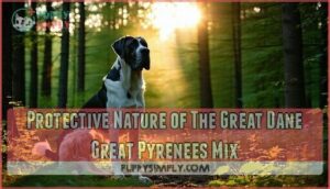 protective nature of the great dane great pyrenees mix