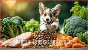 protein sources for corgis