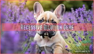 recessive dilution gene