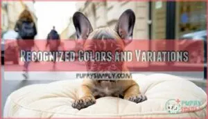 recognized colors and variations recognized colors and variations