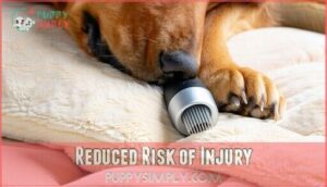 reduced risk of injury