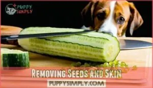 removing seeds and skin