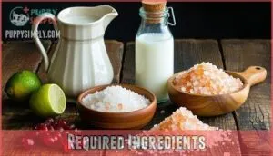 required ingredients