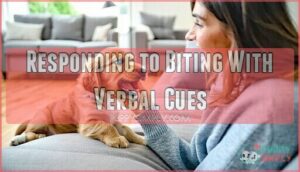 responding to biting with verbal cues