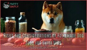 risks and considerations of homemade dog food for shiba inus