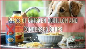 risks of chicken bouillon and condensed soups