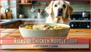 risks of chicken noodle soup
