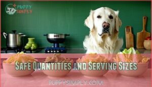 safe quantities and serving sizes